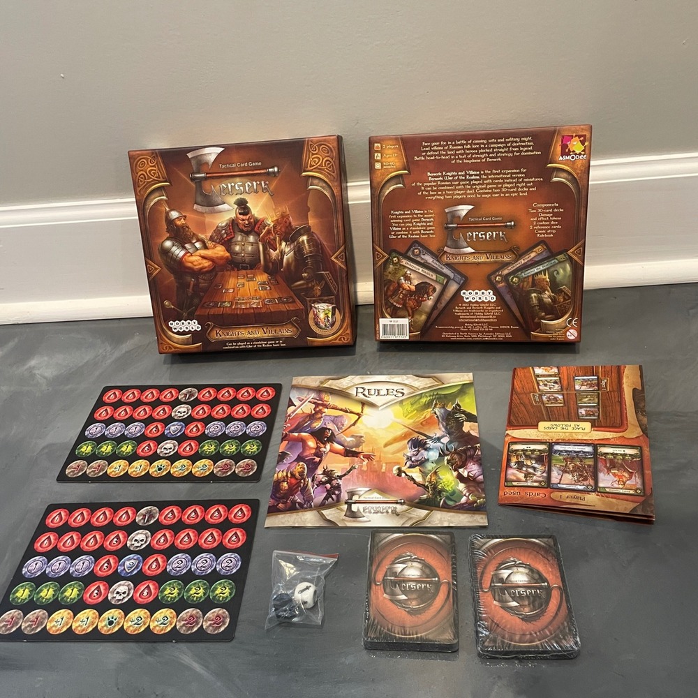 Berserk Knights and Villains Tactical Card Game Hobby World Expansion Standalone